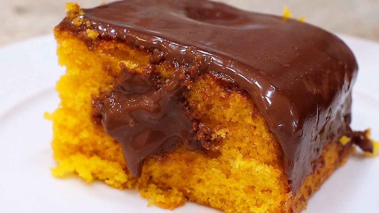 Como fazer bolo de cenoura com cobertura de chocolate