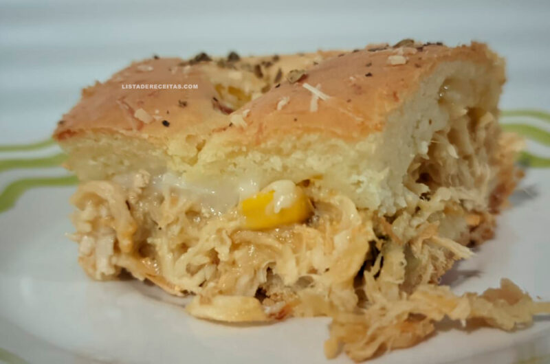 Torta de Frango Cremosa: receita simples e saborosa Receita de como fazer torta de frango cremosa e fácil
