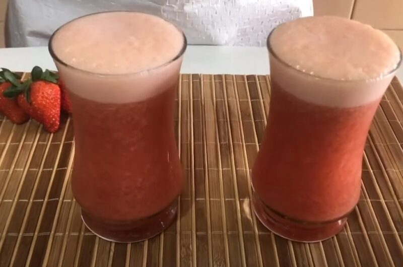 Como fazer suco de morango com laranja: receita simples