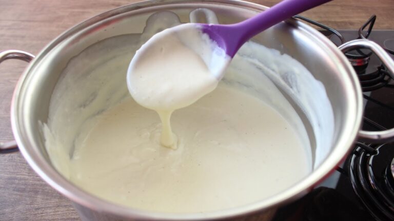 receita molho branco simples para macarrao com creme de leite