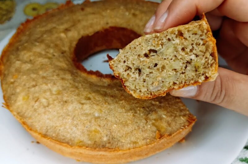 Como fazer bolo de banana Fit com 3 ingredientes