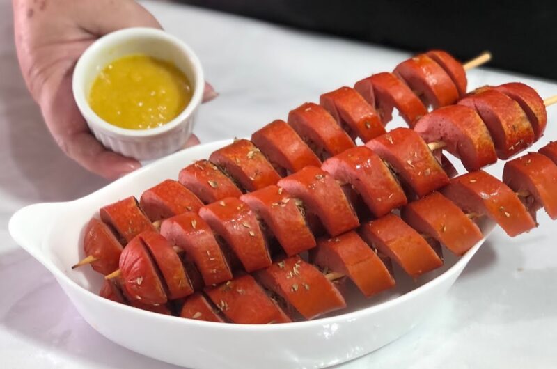 Salsichão na airfryer: como fazer, simples e fácil Como fazer salsichão na airfryer rápido e fácil