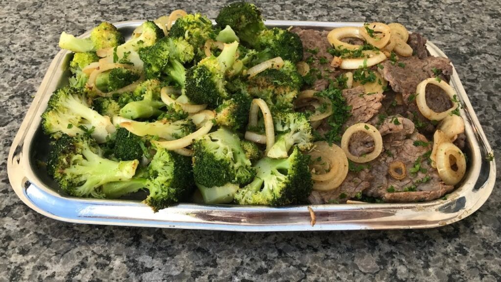 Culinaria Chinesa Bife com Brocolis