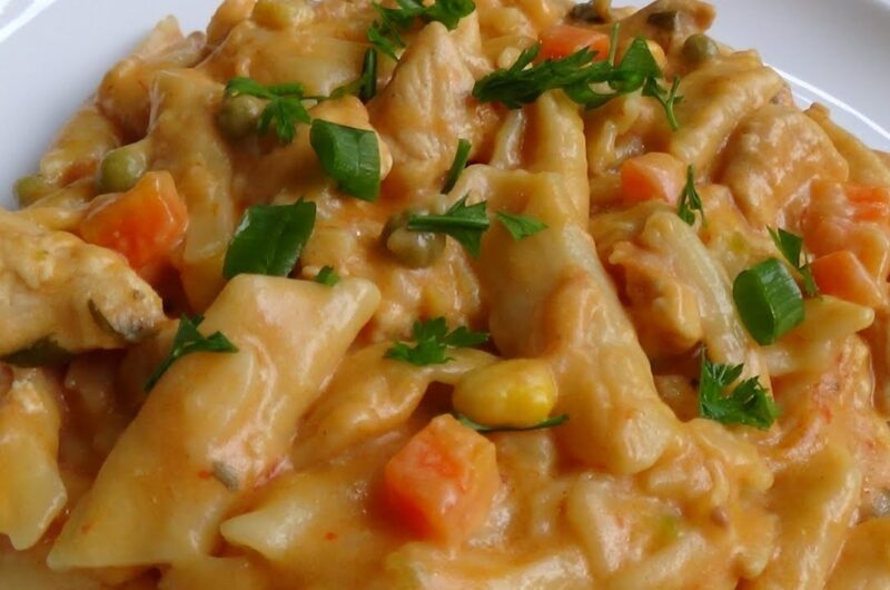 Receita de macarrão de panela de pressão com frango