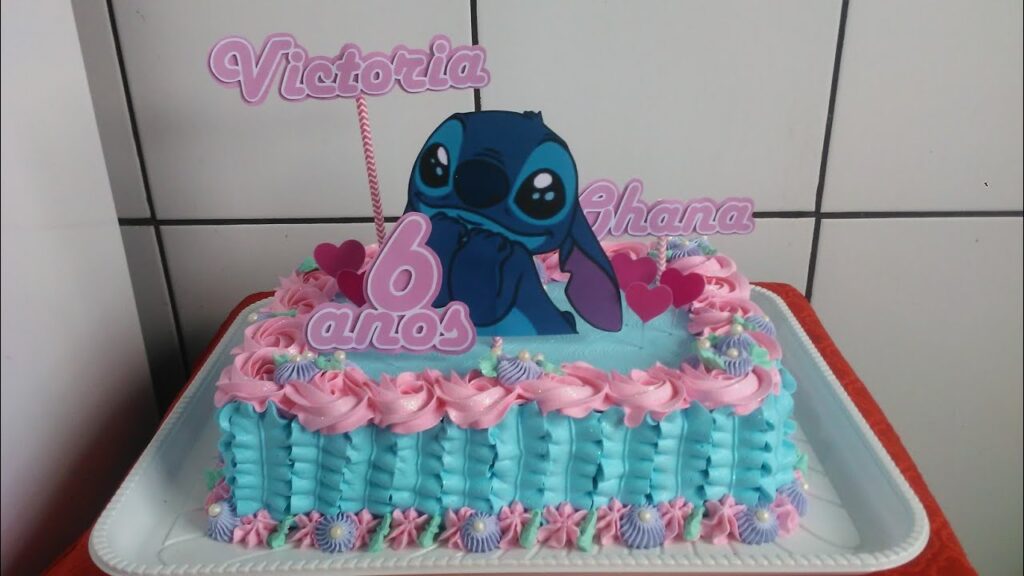 Bolo de aniversário Bolo de aniversario do Stitch