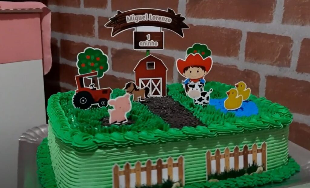 Bolo quadrado masculino Bolo quadrado masculino verde