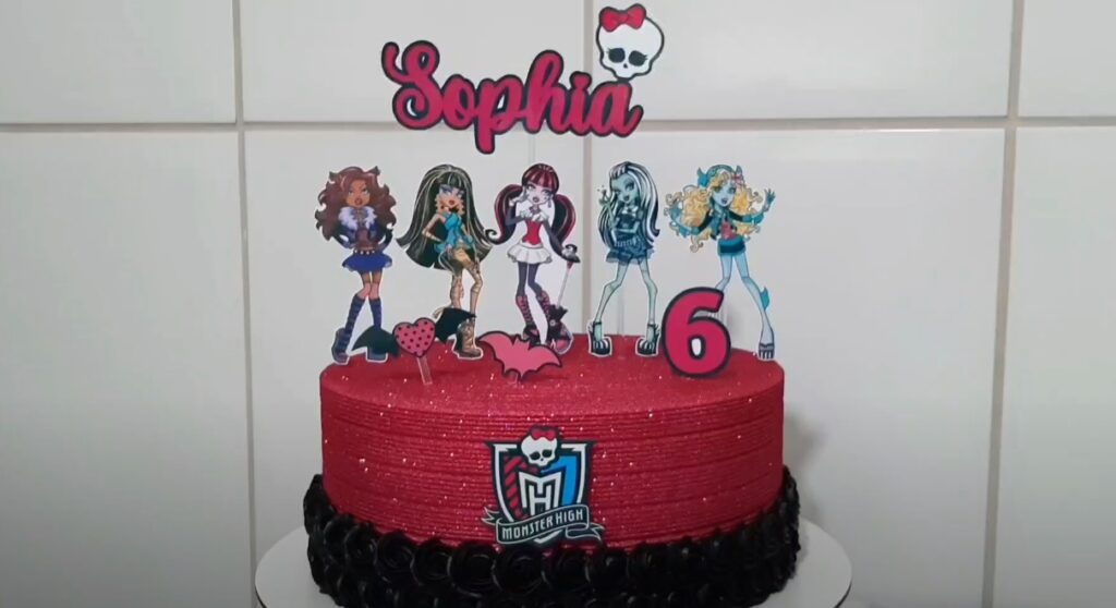 Bolos decorados da Monster High