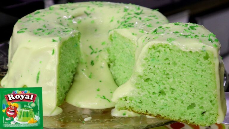 Bolo de limão com gelatina: receita fácil Receita de bolo de limao com gelatina simples