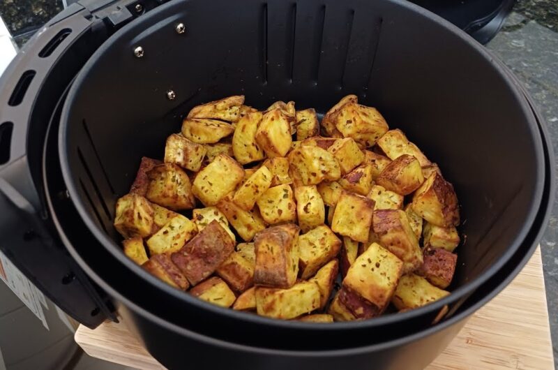 Como fazer batata doce na airfryer rápido e fácil