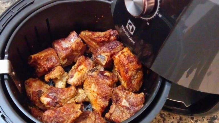 Como fazer costelinha de porco na Airfryer de maneira facil