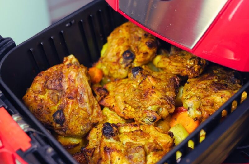 Como fazer sobrecoxa na Airfryer passo a passo