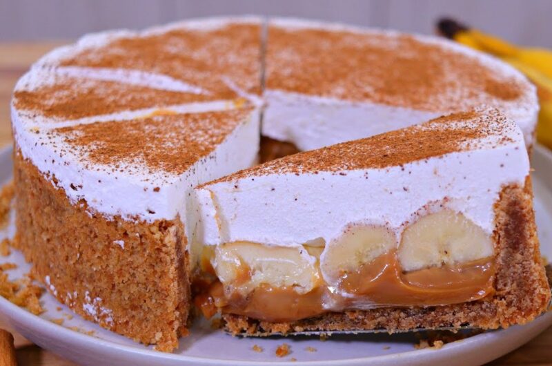 Banoffee de banana: como fazer a torta, receita simples Receita de banoffee de banana simples e fácil