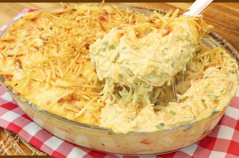 Receita de fricassê de frango simples e cremoso