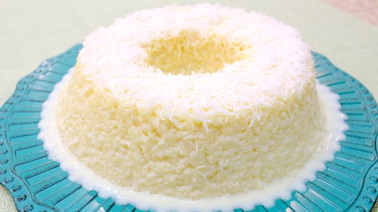 Como fazer bolo de tapioca granulada simples com coco
