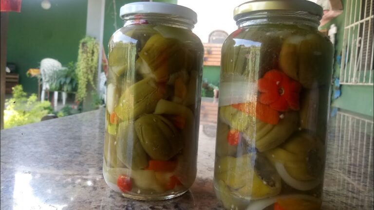 Como fazer conserva de jilo rapido e facil