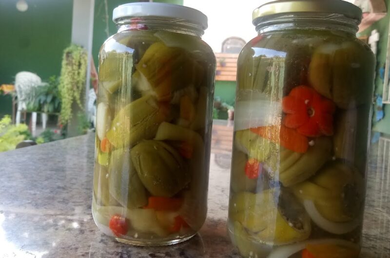 Como fazer conserva de jiló rápido e fácil