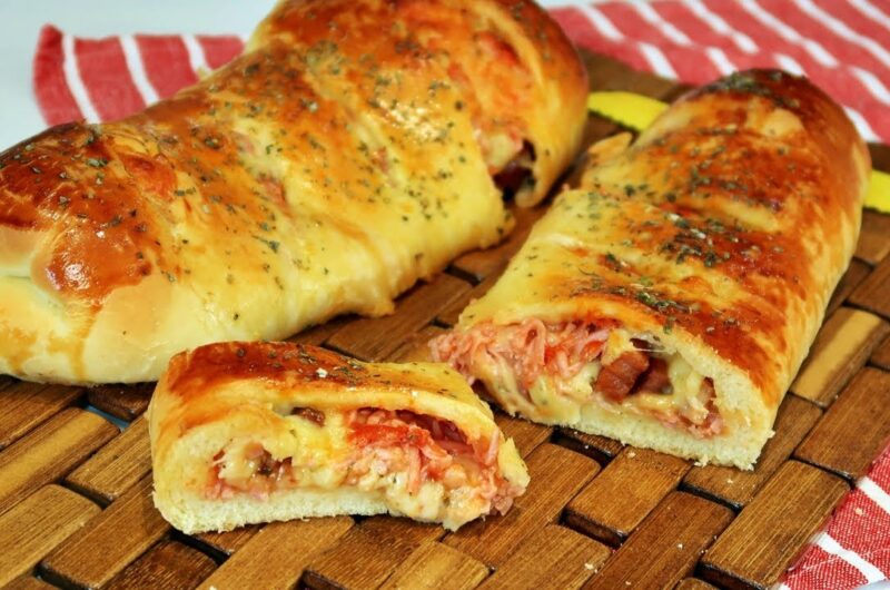 pão recheado caseiro: como fazer, receita Como fazer pão recheado com presunto e queijo