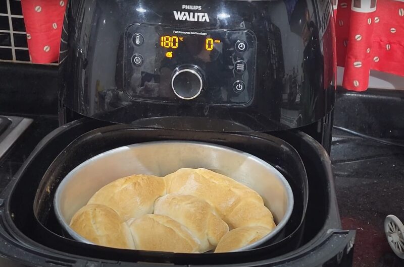 Receita de Pão Francês na Airfryer passo a passo