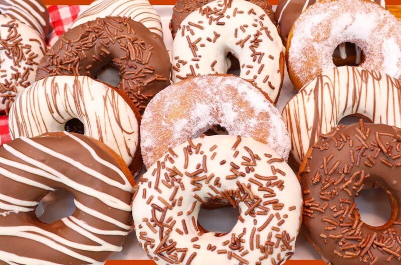 Donuts recheado simples, como fazer, receita Receita de donuts simples recheado