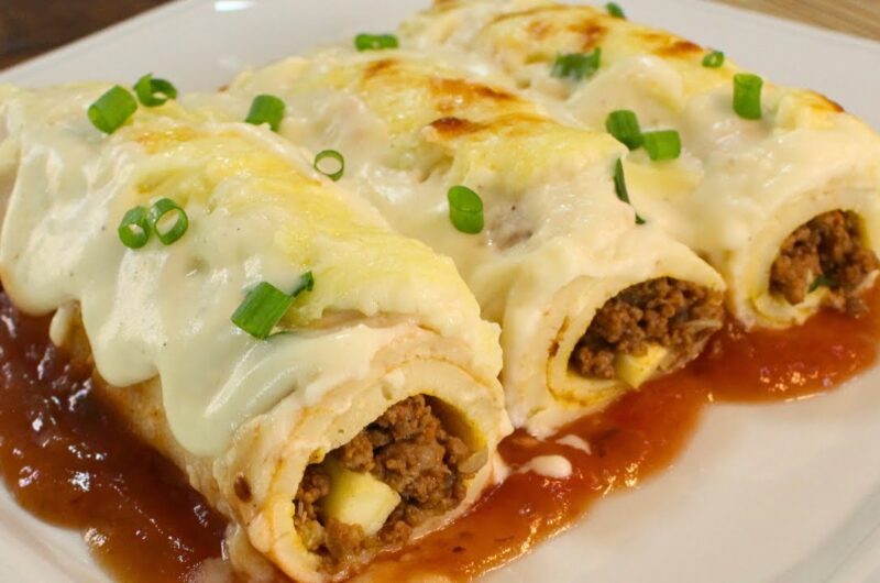 Como fazer panqueca de carne moída simples