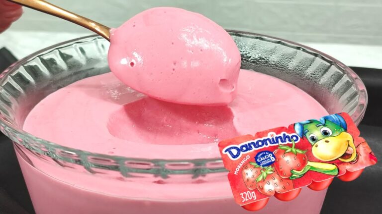 Danoninho caseiro: como fazer, receita simples Receita de danoninho caseiro simples e facil