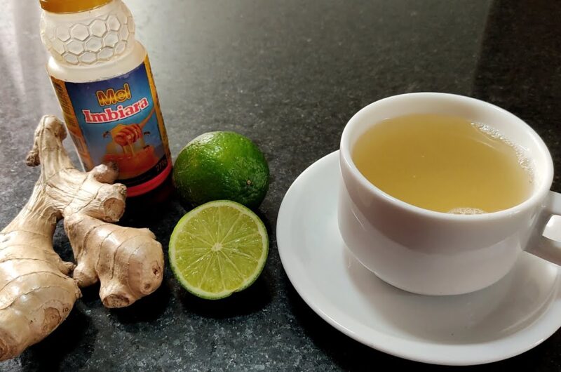 Receita de Chá de Gengibre com Limão e Mel Como fazer o Chá de Gengibre com Limão e Mel