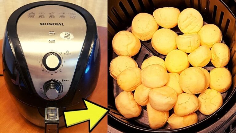 Como fazer pao de queijo na Airfryer rapido e facil
