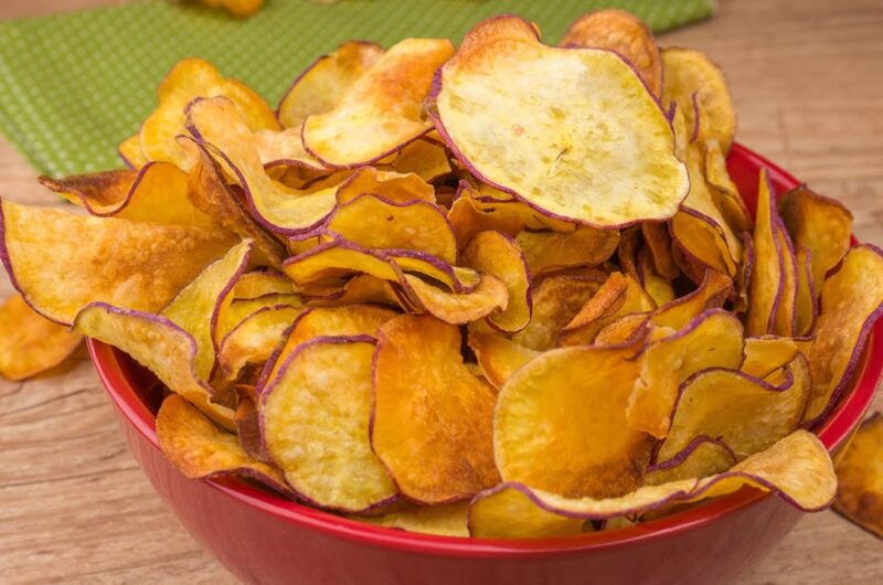 Receita de chips de batata doce na Airfryer