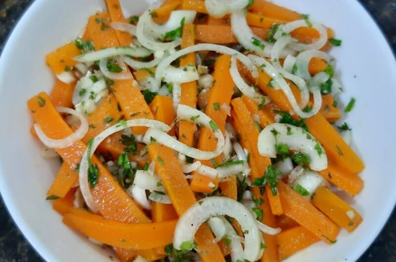 Salada de Cenoura: ralada, cozida, repolho ou batata