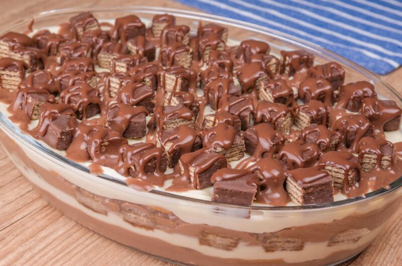 Receita de Pavê de Bis Simples e fácil