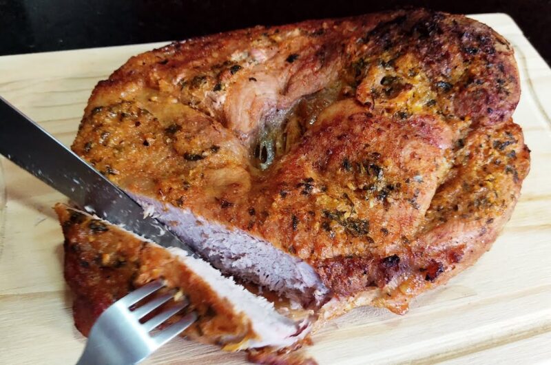 Como fazer Pernil assado com tempero receita de pernil assado no forno suculento