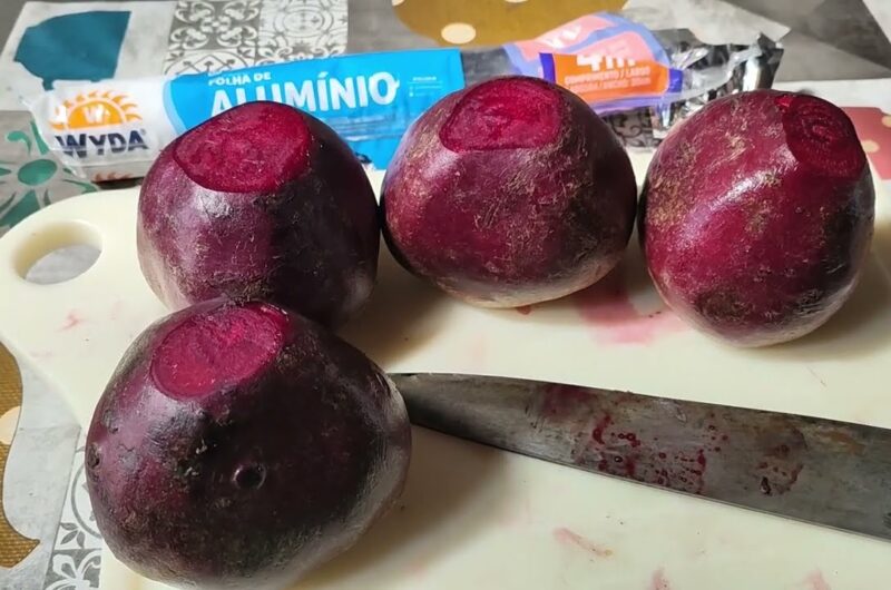 Como cozinhar beterraba na Airfryer passo a passo
