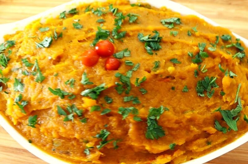 Receita de Purê de abóbora Cabotiá