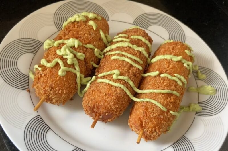 Hot dog coreano: receita e como fazer passo a passo Como fazer Hot Dog Coreano 🌭