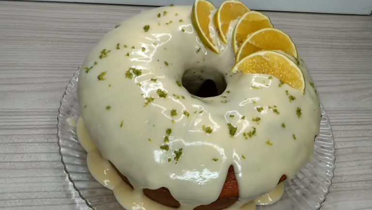 Como fazer cobertura de laranja para bolo simples e facil