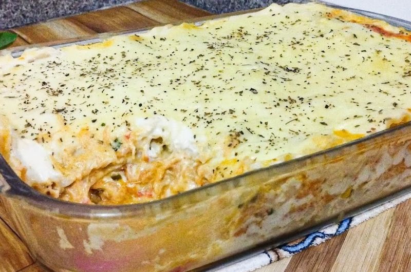 Como fazer lasanha de frango com molho branco