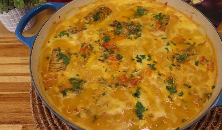 Receita de moqueca de peixe baiana simples