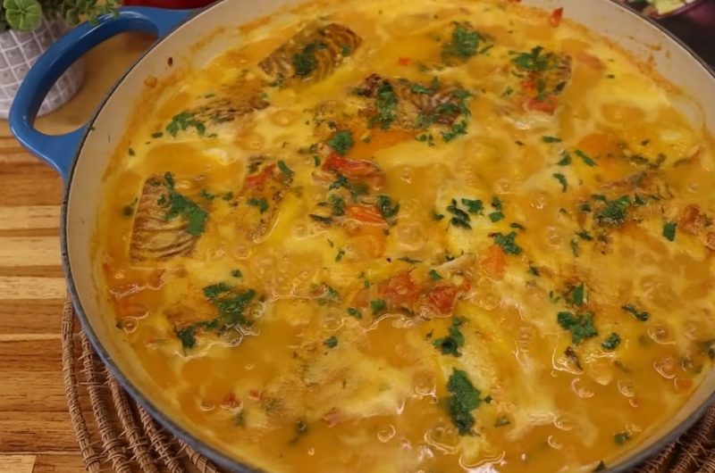 Receita de moqueca de peixe baiana simples