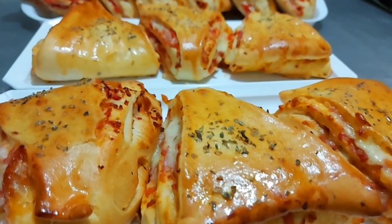 Receita de pao de pizza facil