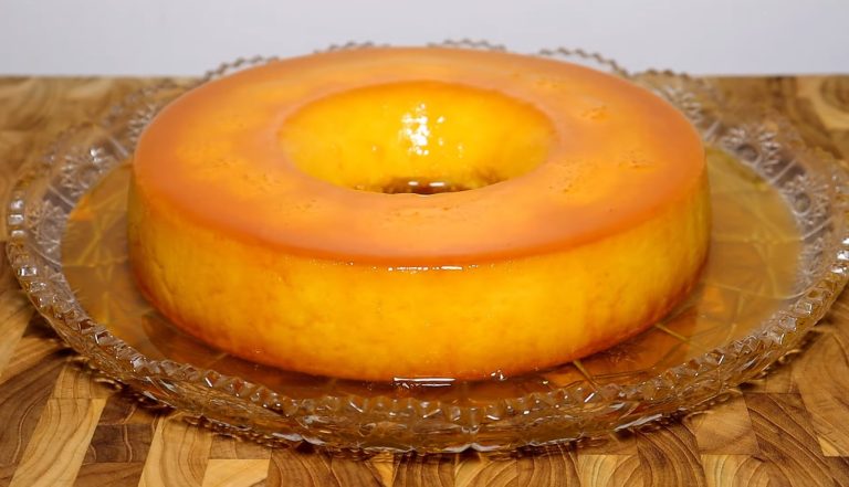 Receita de pudim de mandioca
