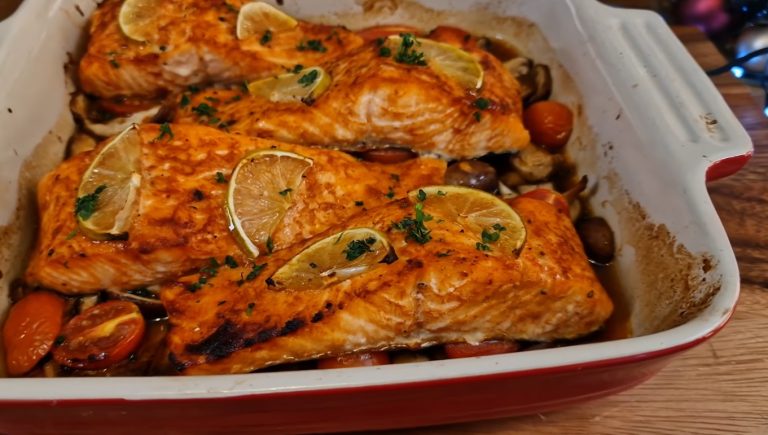 Receita de salmao assado ao forno