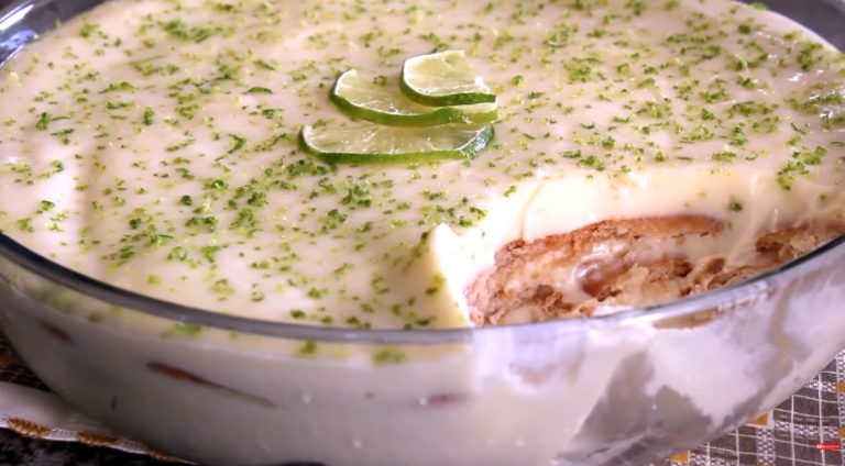 Receita de Pave de Limao com Bolacha Maizena