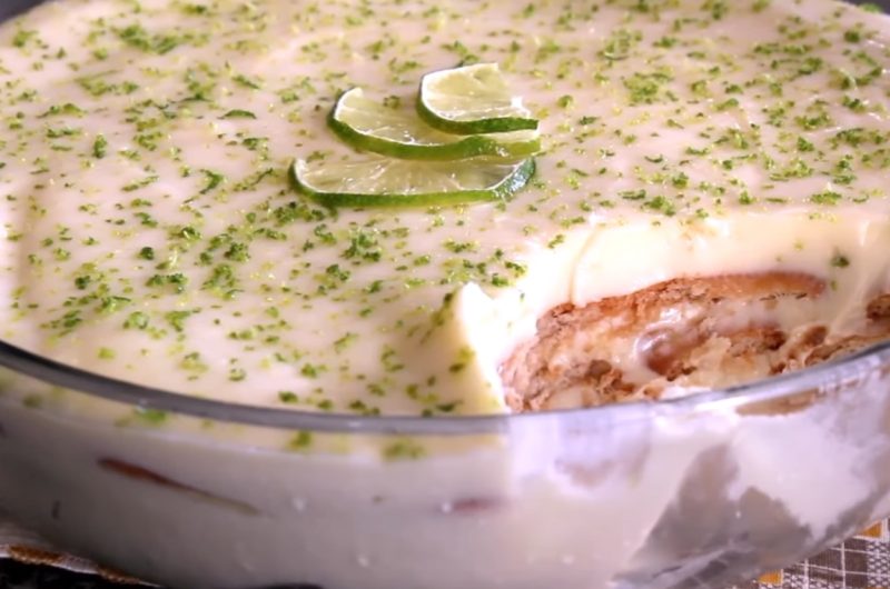 Pavê de Limão com Bolacha Maizena simples e fácil Receita de Pavê de Limão com Bolacha Maizena