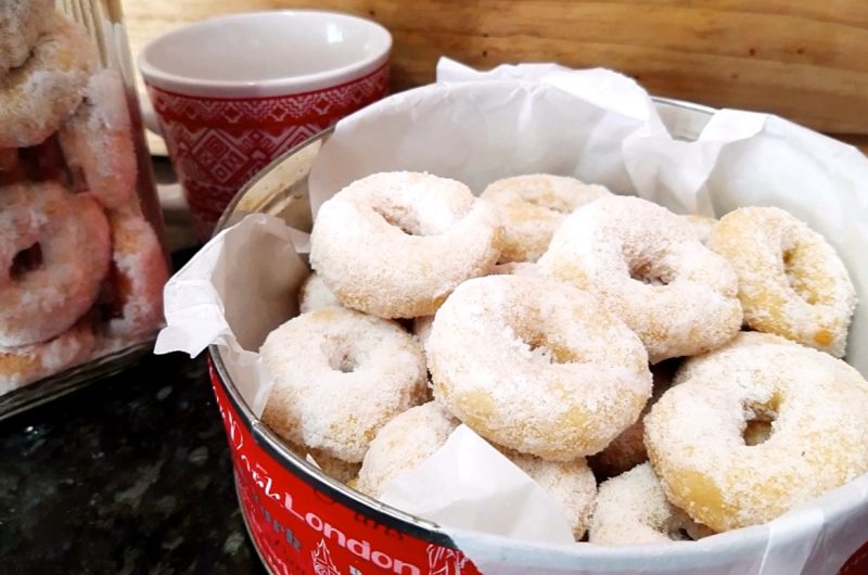 Receita de rosquinha de pinga da vó