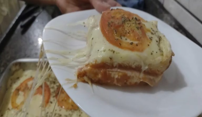 Receita de Bauru de Forno com Pao de Forma