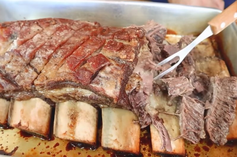Como fazer Costela no forno de porco