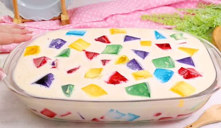 Gelatina mosaico: receita simples e cremosa Como fazer Gelatina Mosaico Cremosa na Travessa
