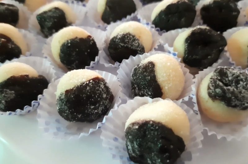 Como fazer docinho olho de sogra (Coco com Ameixa) Docinho olho de sogra