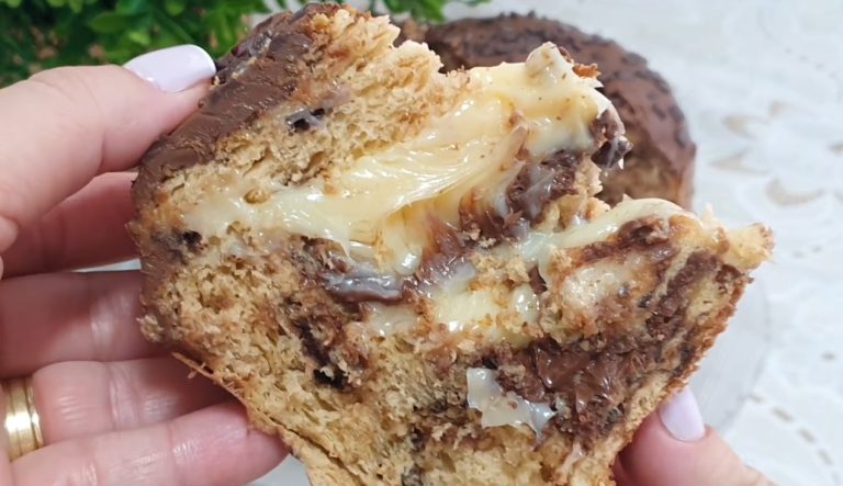 Como fazer Panetone Trufado Caseiro