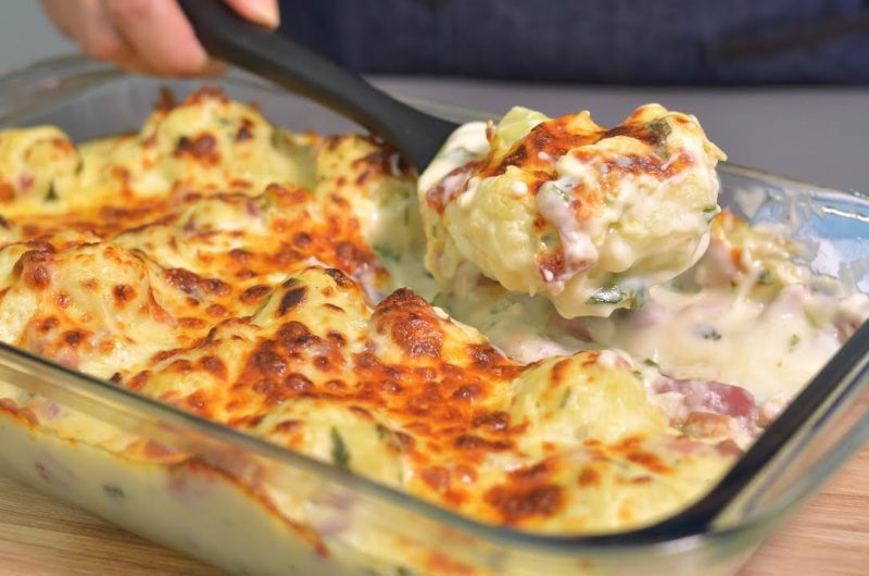 Receita de Couve-Flor no Forno Gratinada